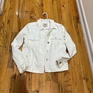 Sale: Liverpool Los Angeles Classic White Denim Jacket – Size S $110 Retail